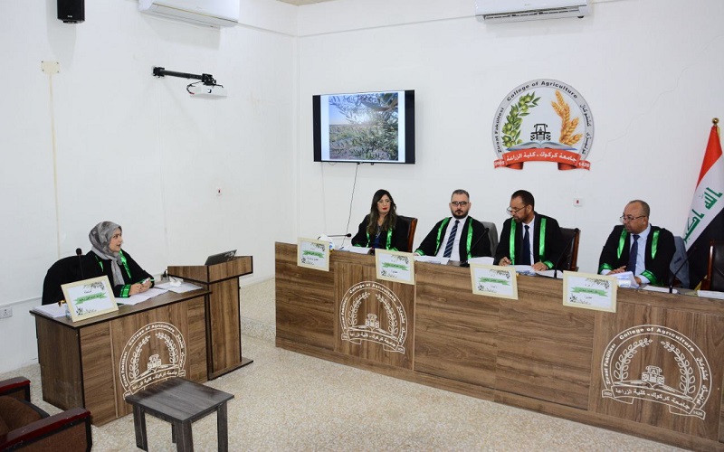 رسالة ماجستير في جامعة كركوك تناقش استجابة أشجار الزيتون الفتية للرش بعنصري البوتاسيوم والحديد المخلبي
