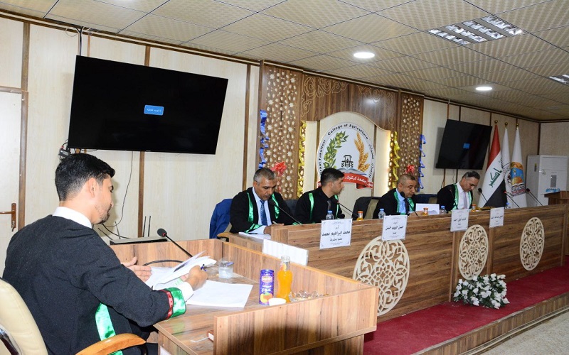 رسالة ماجستير في جامعة كركوك تناقش دراسة مؤشرات النمو والإنتاجية والوراثية لاصناف من الذرة البيضاء عند رش البورون