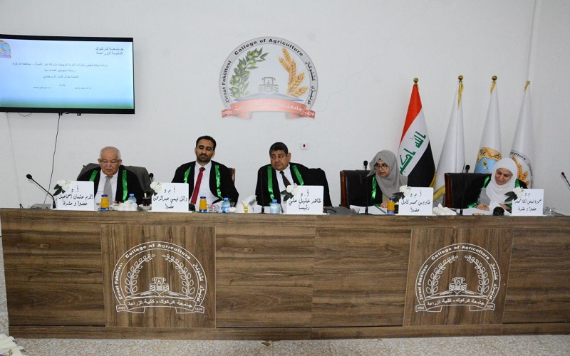 رسالة ماجستير في جامعة كركوك تناقش دراسة بيئية لبعض ملوثات التربة المحيطة بشركة غاز الشمال