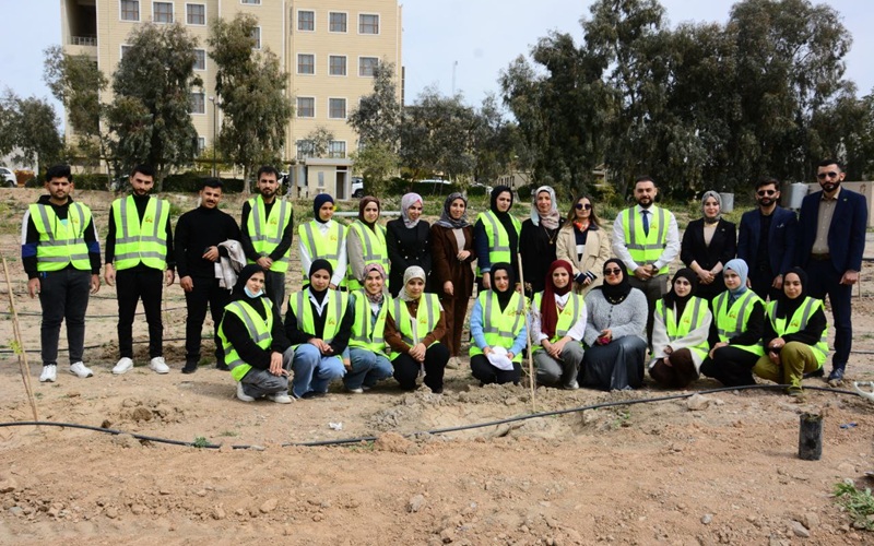 كلية الزراعة جامعة كركوك تنظم فعاليات بمناسبة يوم التشجير الوطني