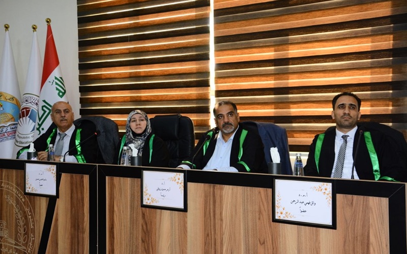 رسالة ماجستير في جامعة كركوك تناقش إنشاء قاعدة بيانات التربة ورسم الخريطة البيئية الزراعية لمحافظة كركوك