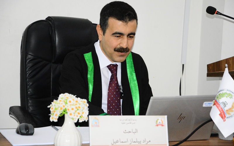 رسالة ماجستير في جامعة كركوك تناقش تقييم استجابة تراكيب وراثية من محصول زهرة الشمس تحت تأثير إدارة مكافحة الأدغال