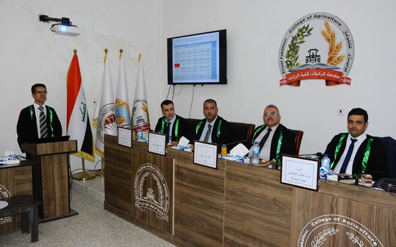 رسالة ماجستير في جامعة كركوك تأثير استخدام مسحوق اوراق نبات البردقوش وفيتامين ه‍ في الدجاج البياض.