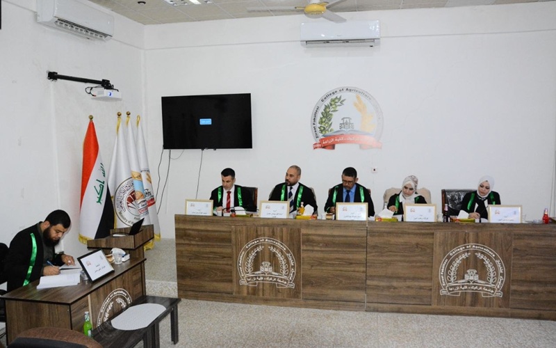رسالة ماجستير في جامعة كركوك تناقش الأثر المضاد للأكسدة لمسحوق طلع النخيل وفيتامين ه‍ وتأثيره في الدجاج البياض