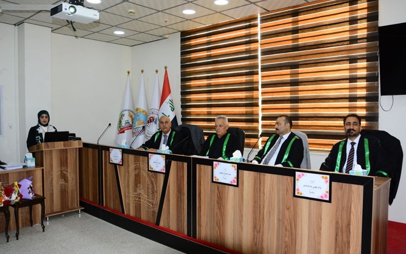 رسالة ماجستير في جامعة كركوك تناقش تحديد مناطق توطين المياه الجوفية في منطقة ليلان محافظة كركوك