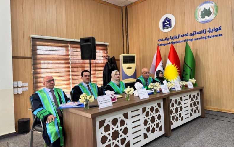 تدريسي من جامعة كركوك عضوا في لجنة مناقشة رسالة ماجستير في جامعة دهوك.