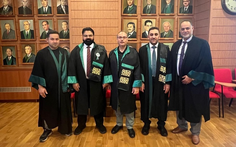  تدريسي من كلية الزراعة عضوا ومشرفا في لجنة مناقشة رسالة ماجستير في جامعة اسطنبول جراح باشا