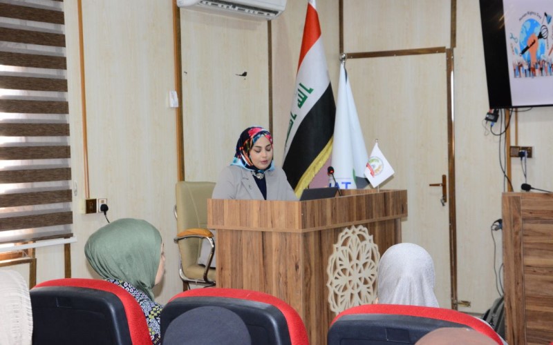 ورشة عمل في جامعة كركوك عن التعريف بمبادئ حقوق الإنسان