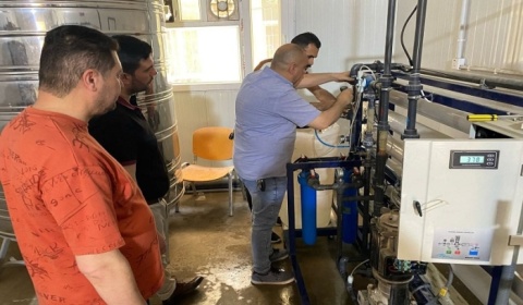 جامعة كركوك تقوم بحملة صيانة دورية شاملة لمنظومة تحلية المياه في المجمع السكني للطلبة