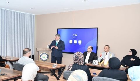 اختتام دورة تدريبية متقدمة في جامعة كركوك حول برامج الريادة والتميز