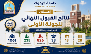 نتائج القبول النهائي للجولة الأولى والثانية للعام الدراسي 2026–2027