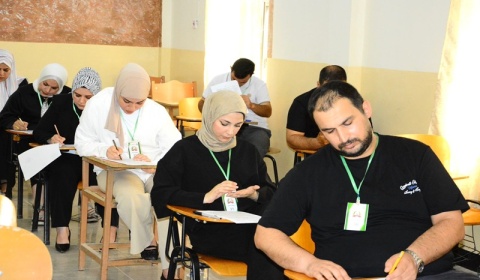 بمشاركة اكثر من الف طالب وطالبة انطلاق الامتحانات التنافسية للمتقدمين على الدراسات العليا في جامعة كركوك
