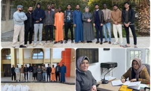 شعبة العمل التطوعي توزّع وجبة عشاء وسلّة غذائية لطلبة الدراسات الأجانب في الأقسام الداخلية
