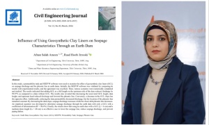 تدريسية من جامعة كركوك  تنشر بحثًا علميًا في مجلة عالمية 