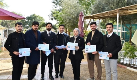 إطلاق حملة تطوعية عن الهجرة غير الشرعية في جامعة كركوك