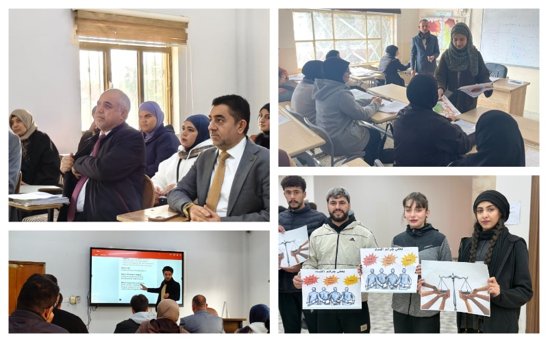 جامعة كركوك تنظم حملات ومحاضرات توعوية عن الفساد 