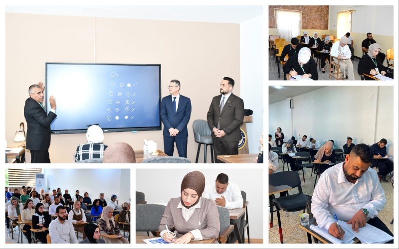 بمشاركة اكثر من الف طالب وطالبة انطلاق الامتحانات التنافسية للمتقدمين على الدراسات العليا في جامعة كركوك