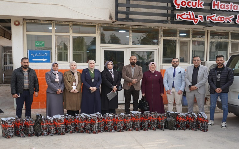 جامعة كركوك تطلق مبادرة إنسانية لدعم الأطفال المرضى