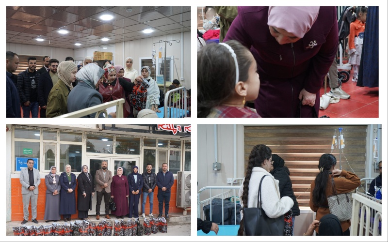 جامعة كركوك تطلق مبادرة إنسانية لدعم الأطفال المرضى