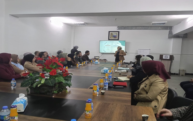 البحث الاجتماعي تشارك في ورشة تدريبة وتثقيفية بعنوان ( خارطة بناء الأسري ) 
