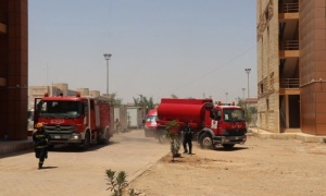 ضمن سعيها المستمر لتعزيز إجراءات السلامة .. جامعة كركوك تجري ممارسة على اعمال الدفاع المدني ومتطلبات السلامة في مجمع الأقسام الداخلية