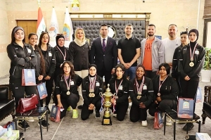بعد حصولهم على المركز الثاني .. رئيس جامعة كركوك يكرم الفريق المشارك في بطولة الجامعات العراقية