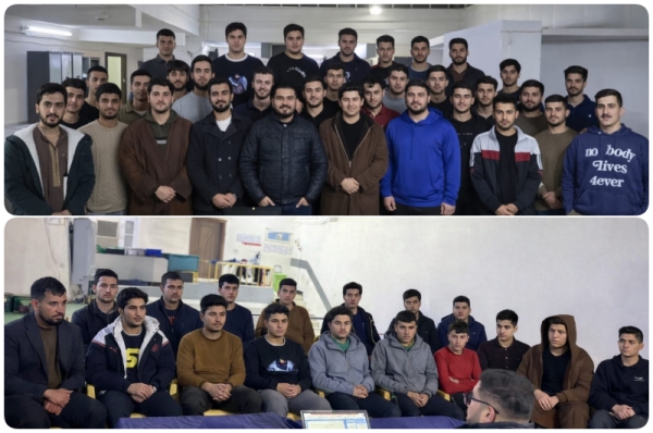 محاضرة توعوية في مجمع قسم الجاحظ لطلاب الأقسام الداخلية