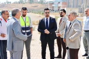 استعدادا لافتتاحها.. رئيس جامعة كركوك يطلع ميدانيا على مشروع بناية كلية التربية البدنية وعلوم الرياضة