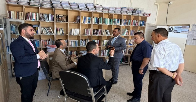 لجنة مركزية من رئاسة جامعة كركوك تطلع على سير الامتحانات في كلية الآداب