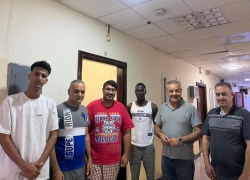 عميد كلية الآداب يجري زيارة ميدانية للأقسام الداخلية للطلبة