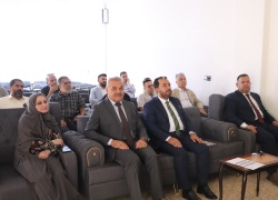 كلية الآداب تقيم ورشة عمل حول آلية تقديم الأقسام العلمية على الاعتماد البرامجي