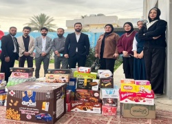 مبادرة تبرع من كلية الآداب الى دار الأيتام