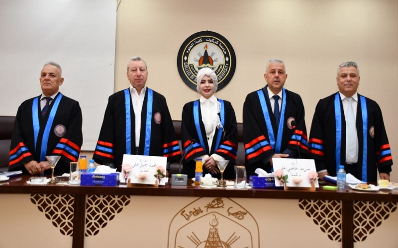 رئيس قسم الجغرافية يشارك بلجنة مناقشة رسالة ماجستير