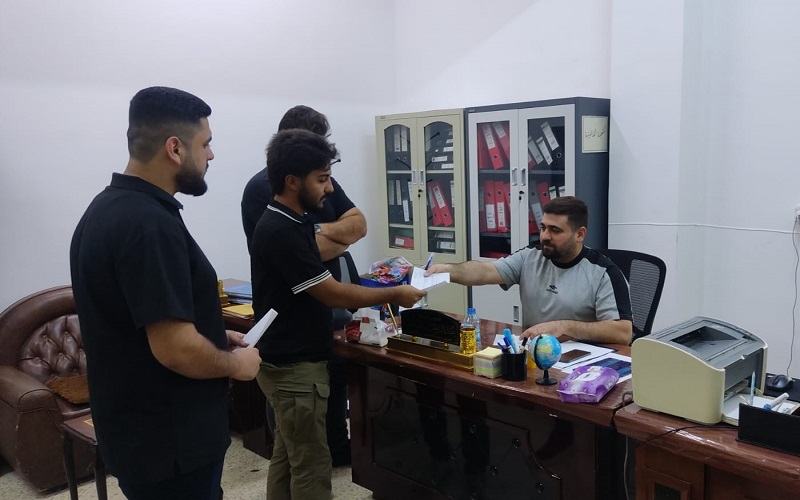 مباشرة طلبة كلية الآداب الدوام الدراسي الجديد