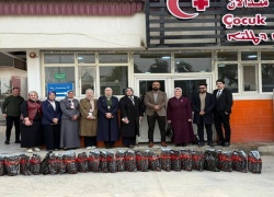 مبادرة تطوعية من كلية التربية الأساسية في جامعة كركوك لدعم الأطفال المرضى