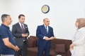 معاونا العميد للشؤون الإدارية والعلمية يجريان زيارة ميدانية لمتابعة سير العملية التعليمية والإدارية في أقسام الكلية