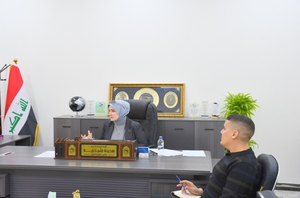 متابعة أعمال نظام (SIS) في كلية التربية الأساسية لضمان دقة البيانات وتعزيز سير العملية التعليمية