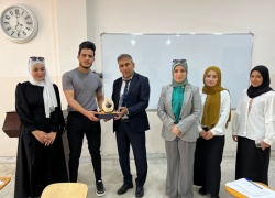 Students of the English Language Department in the second stage at the College of Basic Education present a distinctive volunteer campaign for their class