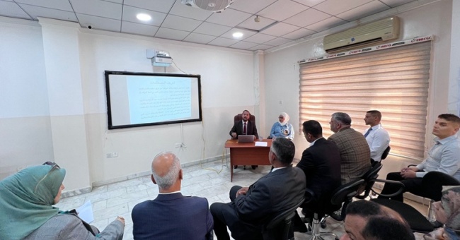 The College of Basic Education organizes a workshop entitled “Mechanism for Writing a Self-Evaluation Report”