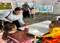 زيارة علمية لطالبات قسم رياض الاطفال إلى روضة الجامعة