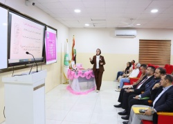 ندوة توعوية بمناسبة شهر أكتوبر الوردي حول سرطان الثدي وطرق الوقاية منه