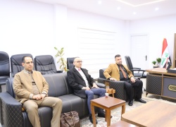 كلية طب الأسنان بجامعة كركوك تناقش آفاق التعاون العلمي مع باحث في مجال الخلايا الجذعية