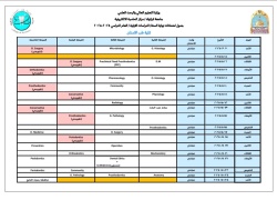 Final Exam Schedule for the Academic Year 2024-2025