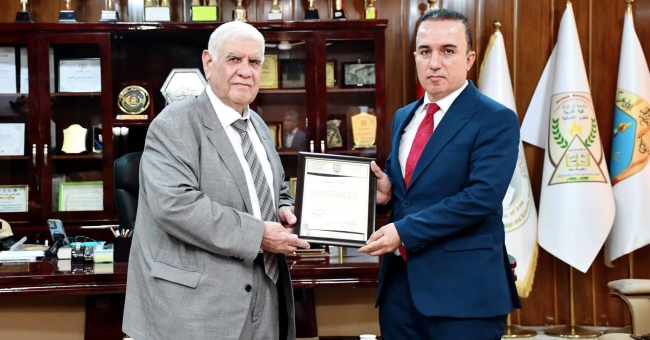 “The Dean of the College receives historian Kawtaroğlu in his office at the college.”