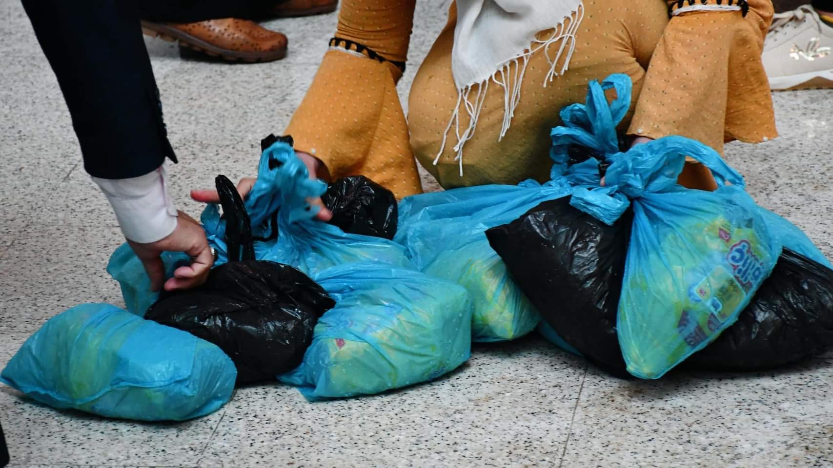 عمل تطوعي مميز تطلقها كلية التربية للعلوم الانسانية