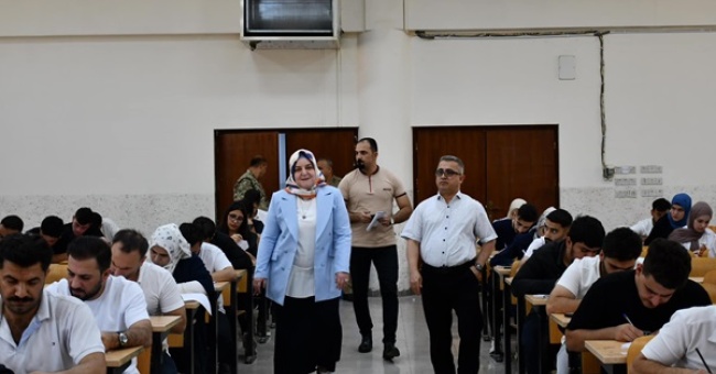 Final exams for the second round at the College of Engineering at Kirkuk University on 7/2/2024