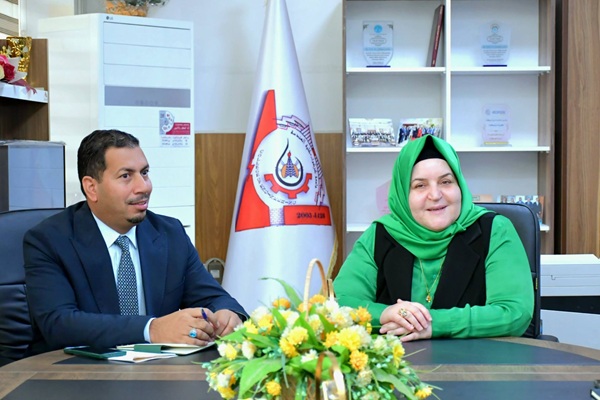 عميدة كلية الهندسة تبحث مع هيئة المكتب الاستشاري الهندسي سبل تطوير العمل وتعزيز التنسيق المؤسسي