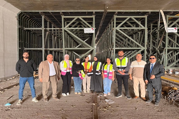 كلية الهندسة تنظّم زيارة علمية لطلبة المرحلة الرابعة إلى نفق ومجسر كراج بغداد ونفق فلكة إخوان في رحيم‌آوه