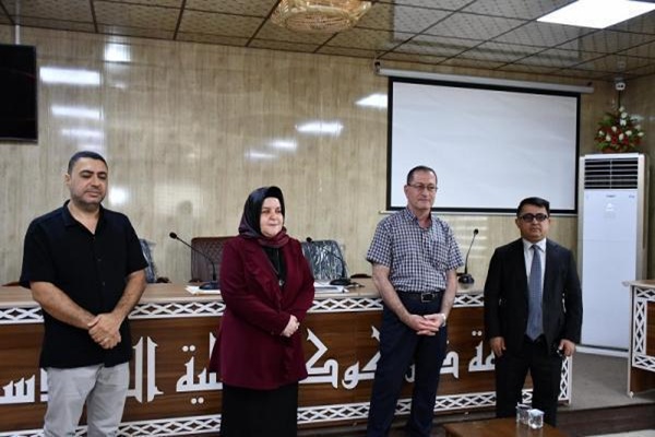 لقطات من  امتحان الدراسات العليا في كلية الهندسة بجامعة كركوك