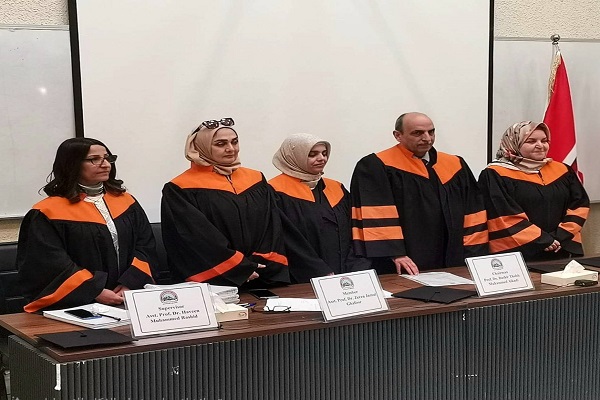 عميد كلية الهندسة – جامعة كركوك تشارك في مناقشة رسالة ماجستير بجامعة السليمانية